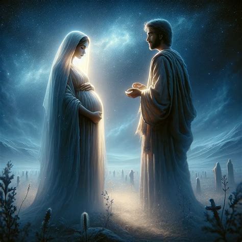 pregnant with jesus baby.